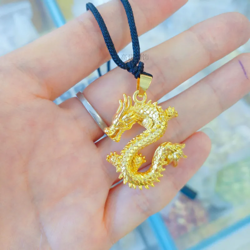 Imono Brass Gold Plated Necklaces Men's-3