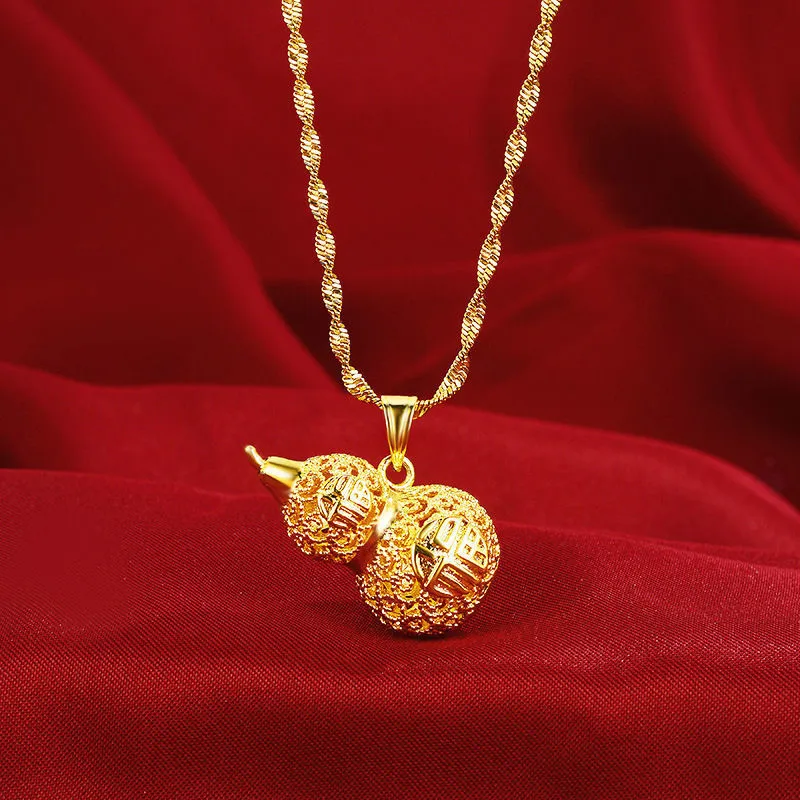 Imono Gold Plated Copper Necklaces Women's-1