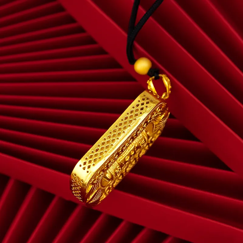 Imono Brass Gold Plated Necklaces Unisex-2