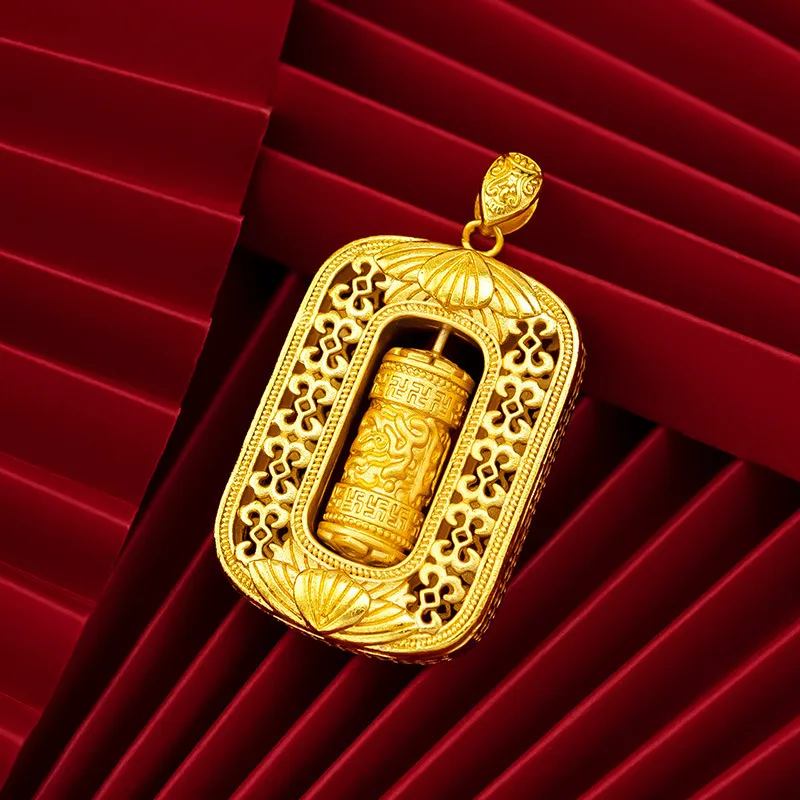 Imono Brass Gold Plated Pendants Unisex-1