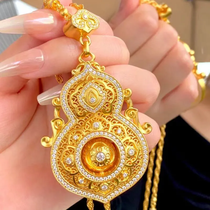 Imono Brass Gold Plated Necklaces Women's-1