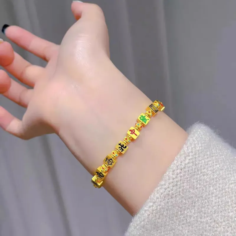 Imono Brass Gold Plated Bracelets Women's-3