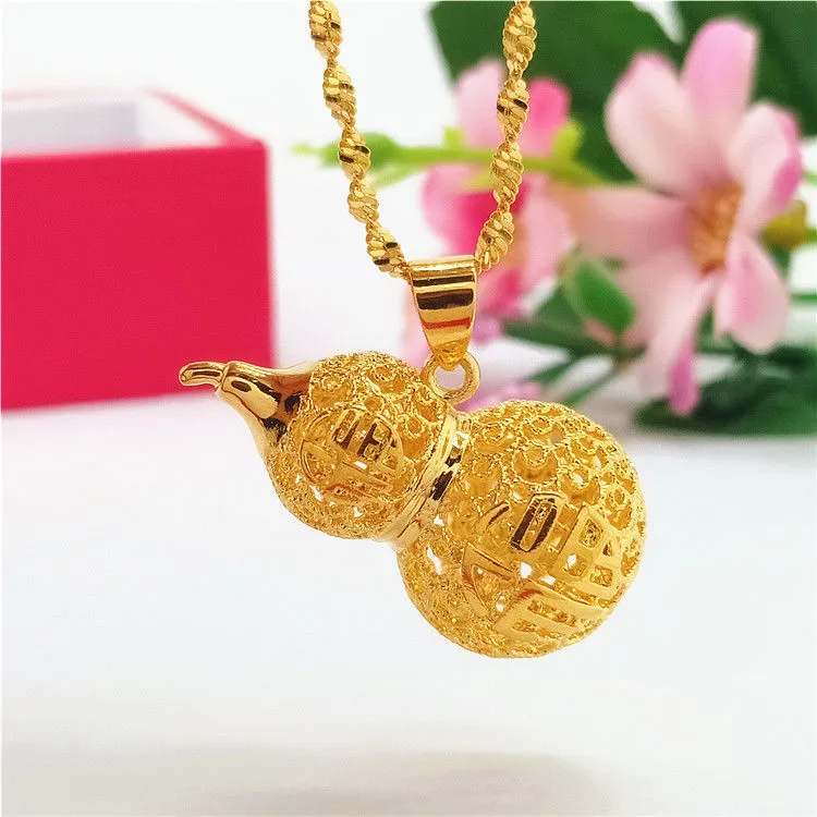 Imono Gold Plated Copper Necklaces Women's-3