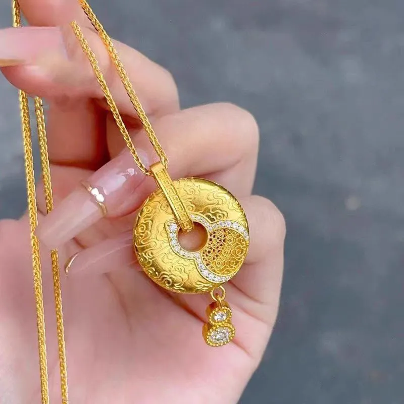 Imono Gold Plated Copper Necklaces Women's-1