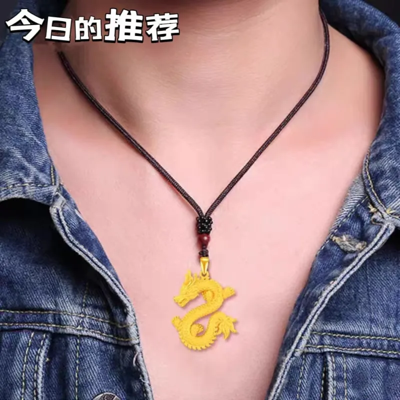 Imono Brass Gold Plated Necklaces Men's-2