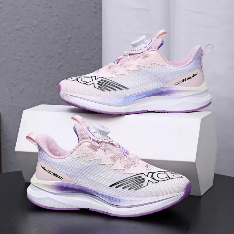 Yalu Running Shoes Unisex Low Top Clear Sky Blue/Multicolor/Rose Red-7
