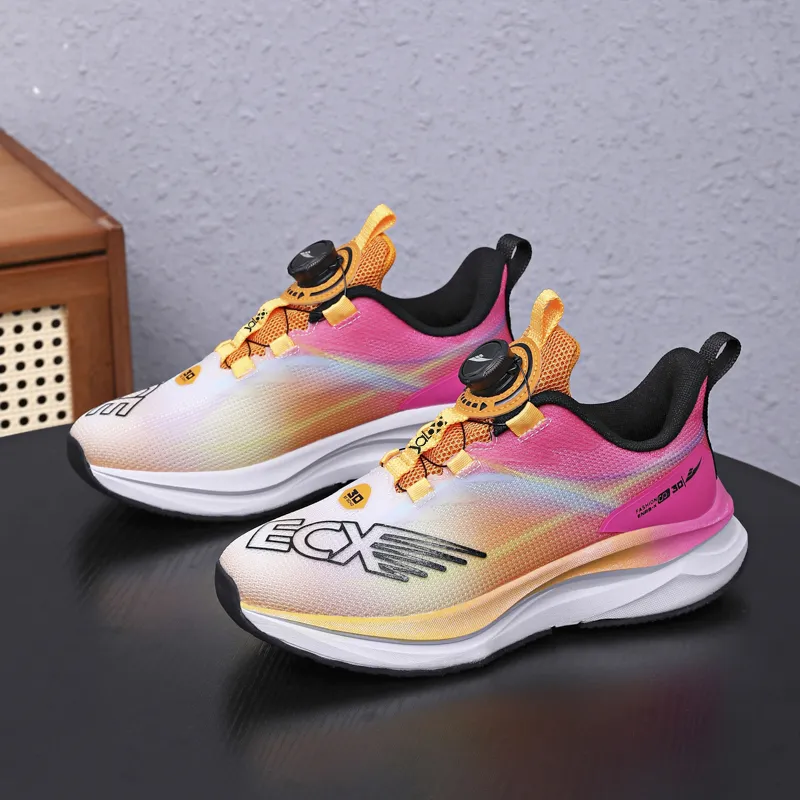 Yalu Running Shoes Unisex Low Top Clear Sky Blue/Multicolor/Rose Red-5