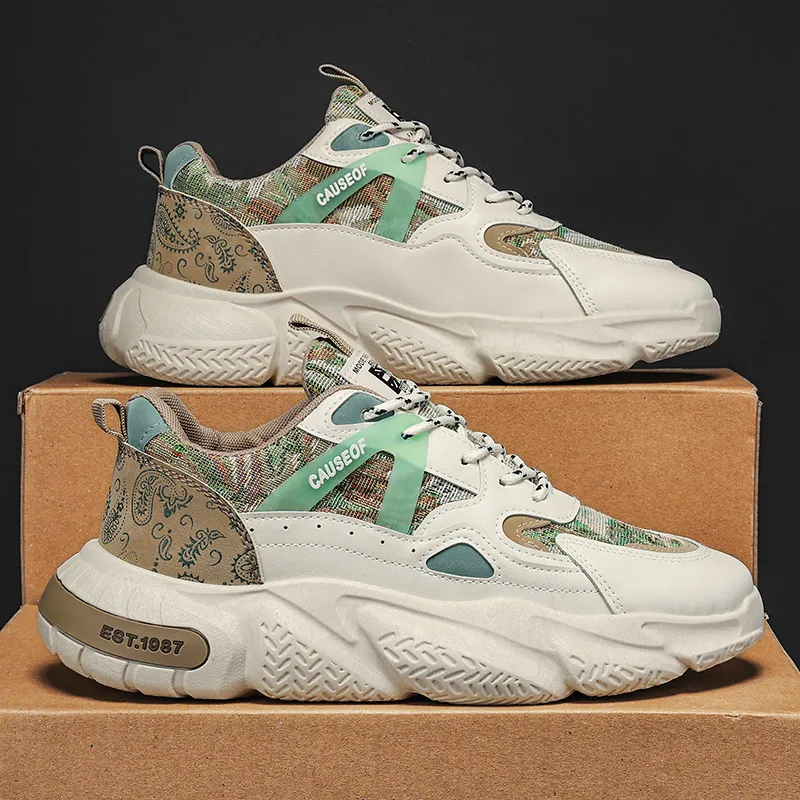 Yalu Low Top Chunky Sneakers Men's-7