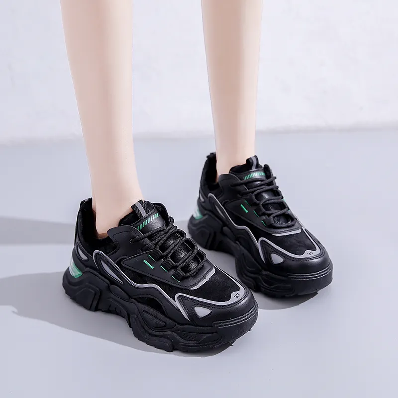 Yalu Low Top Chunky Sneakers Women's-9
