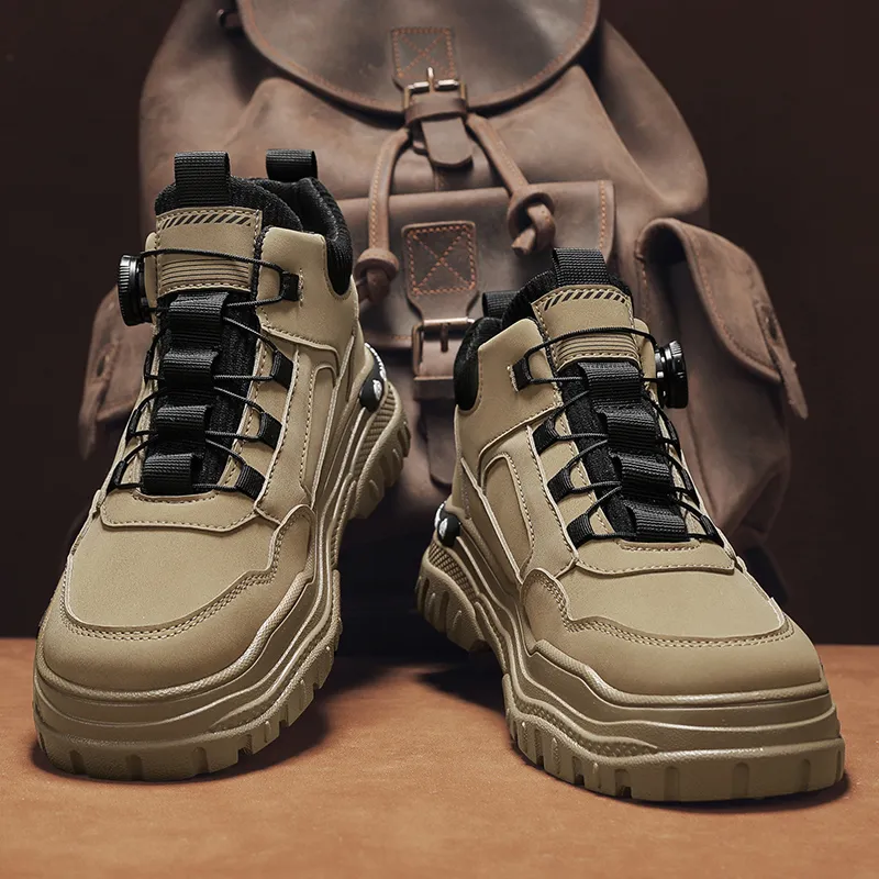 Yalu Casual Shoes Men Mid Top-7