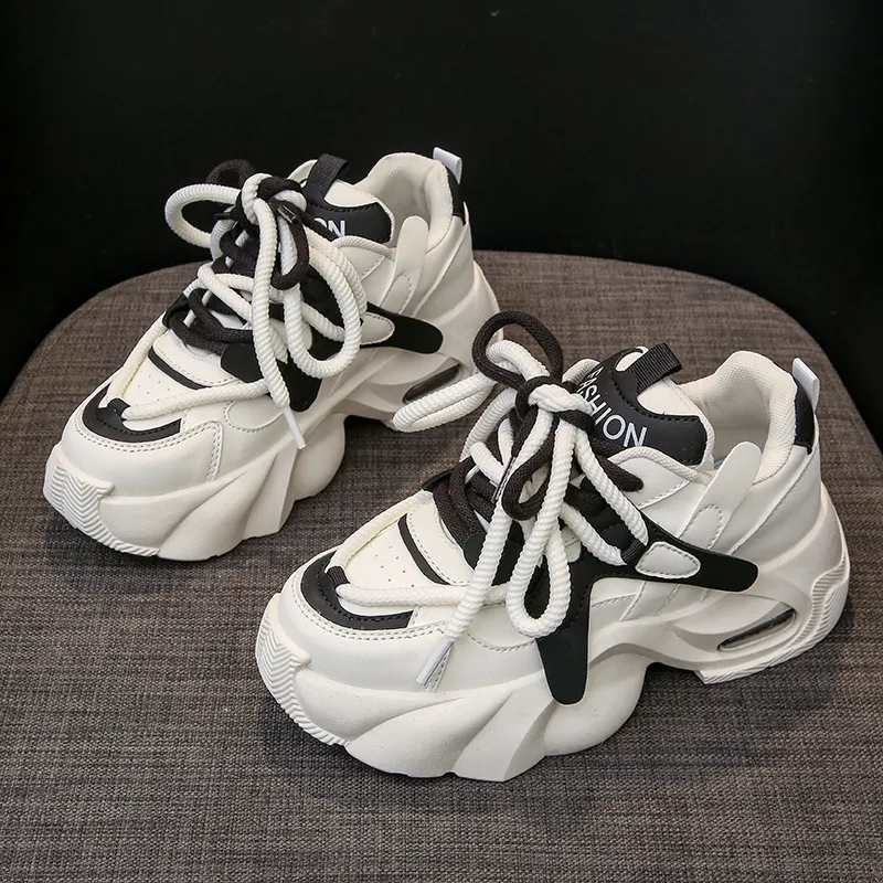 Yalu Chunky Sneakers Women's Low Top-4