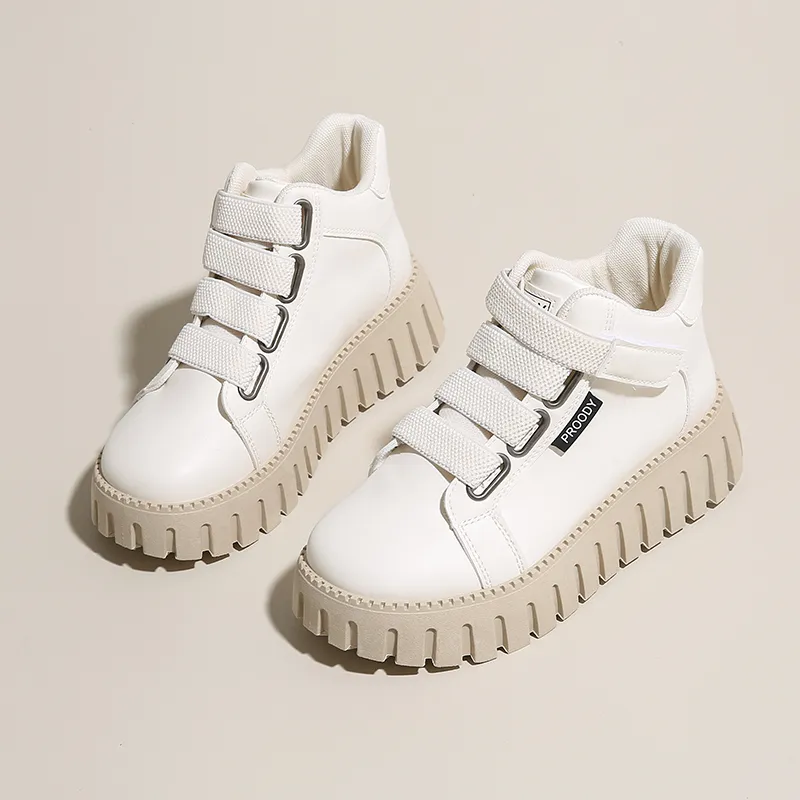 Yalu Slip Resistant, Abrasion Resistant, Waterproof, Height Increasing Mid Top Casual Shoes Women's-1
