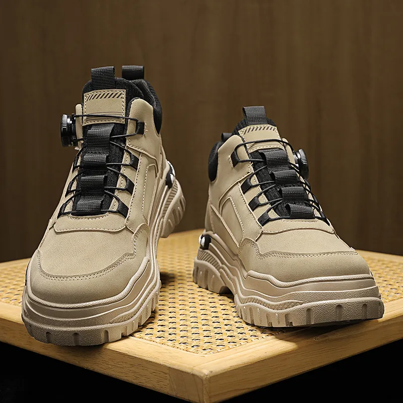 Yalu Casual Shoes Men Mid Top-5