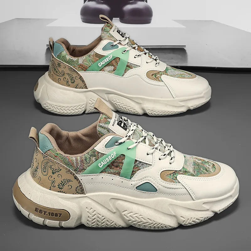 Yalu Low Top Chunky Sneakers Men's-5