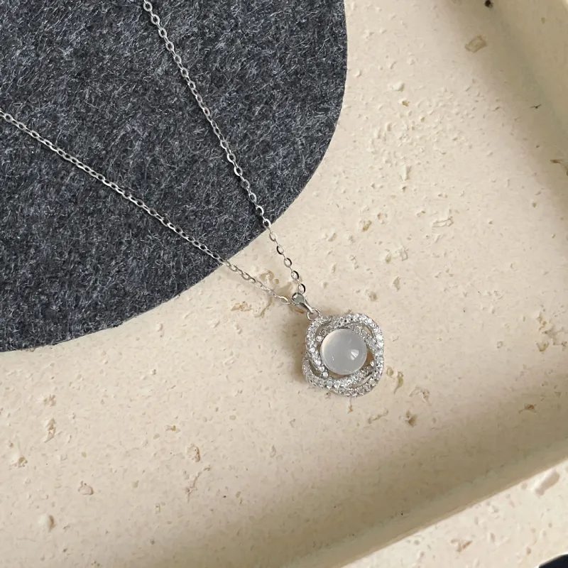 LIANGYUXI Chalcedony Necklaces Women's-7