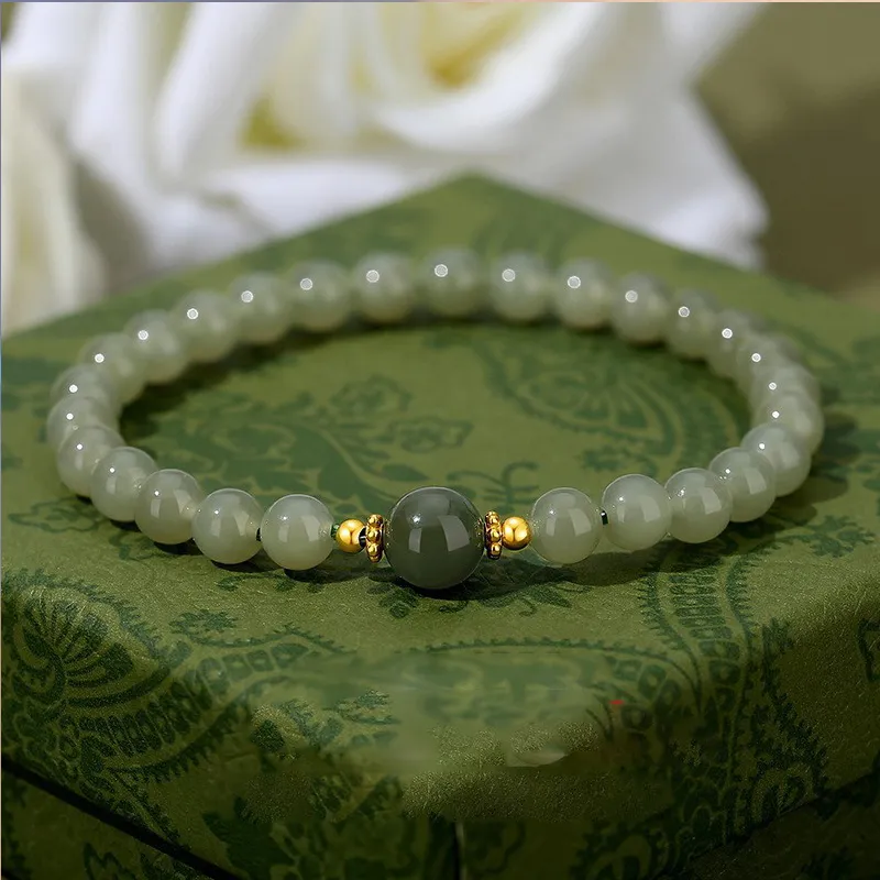 LIANGYUXI Hetian Jade Bracelets Jasper Women's-1