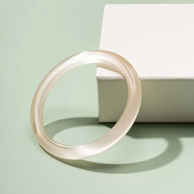 LIANGYUXI Glass Cat Eye Jade Bangles Women's-17