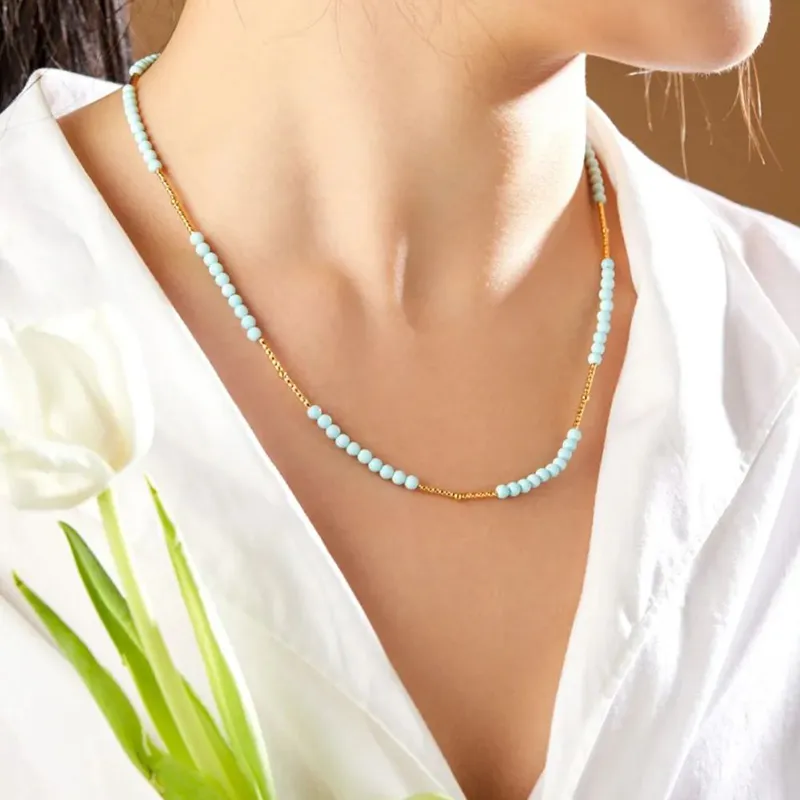 LIANGYUXI Turquoise Jade Bracelets Women's-5