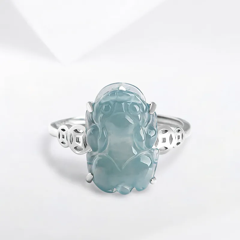 LIANGYUXI Glutinous Jade Jadeite Rings Women's-2