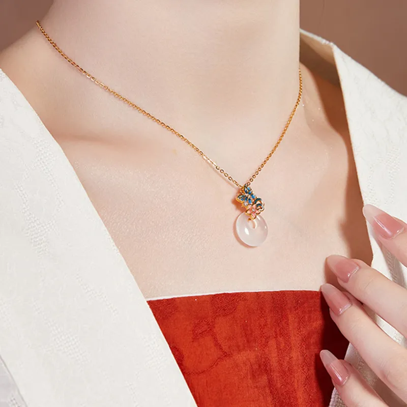 LIANGYUXI Chalcedony Necklaces Women's-5