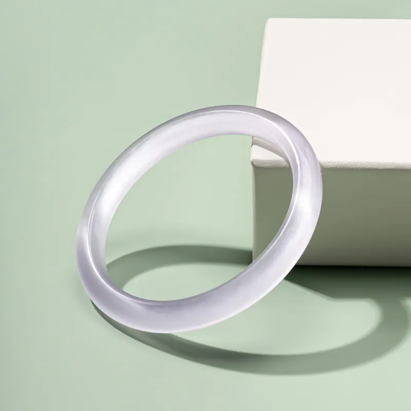 LIANGYUXI Glass Cat Eye Jade Bangles Women's-23