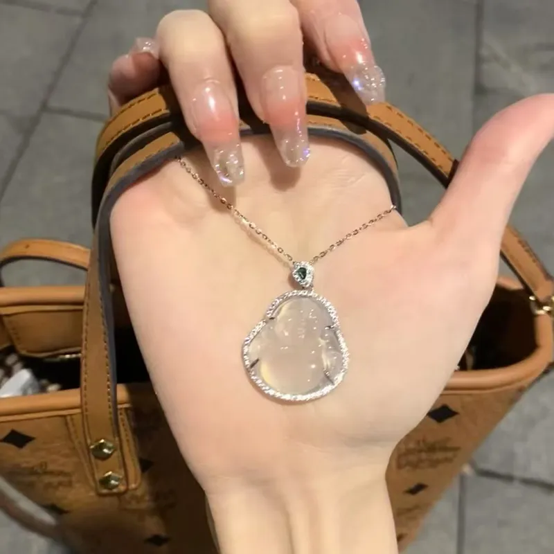 LIANGYUXI Chalcedony Necklaces Unisex-4