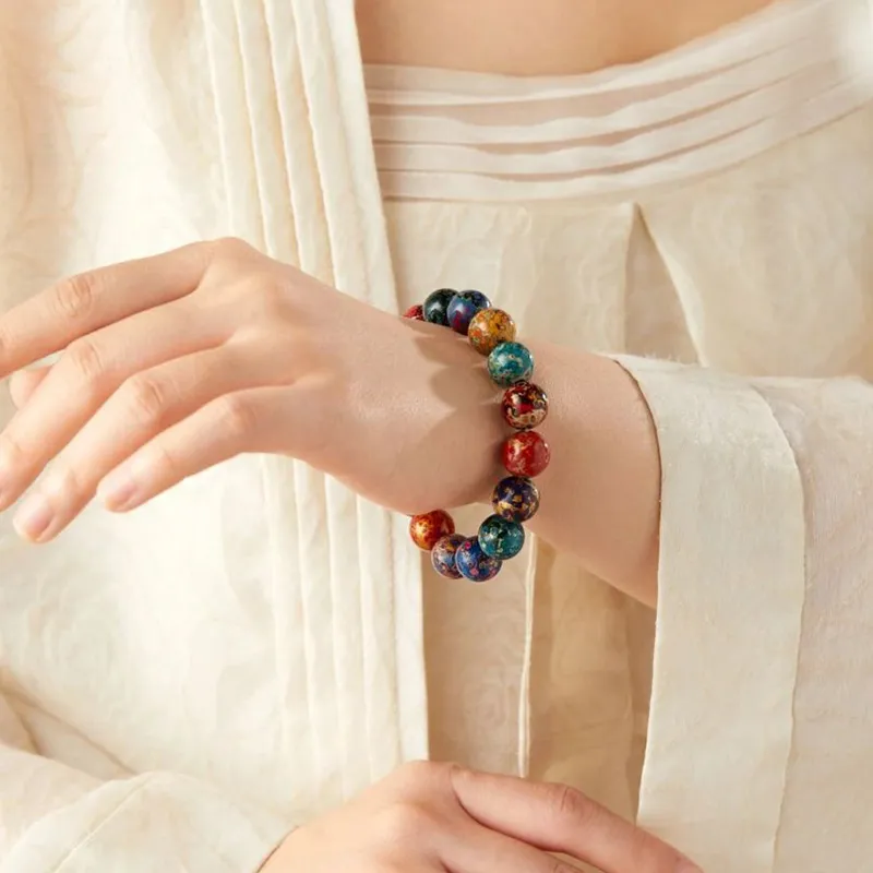 LIANGYUXI Lacquer Wooden Bracelets Unisex-4