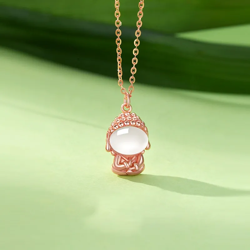 LIANGYUXI Natural Chalcedony Jade Necklaces Women's-1