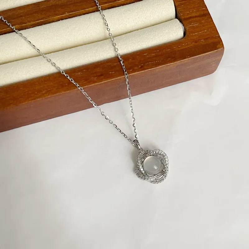 LIANGYUXI Chalcedony Necklaces Women's-5