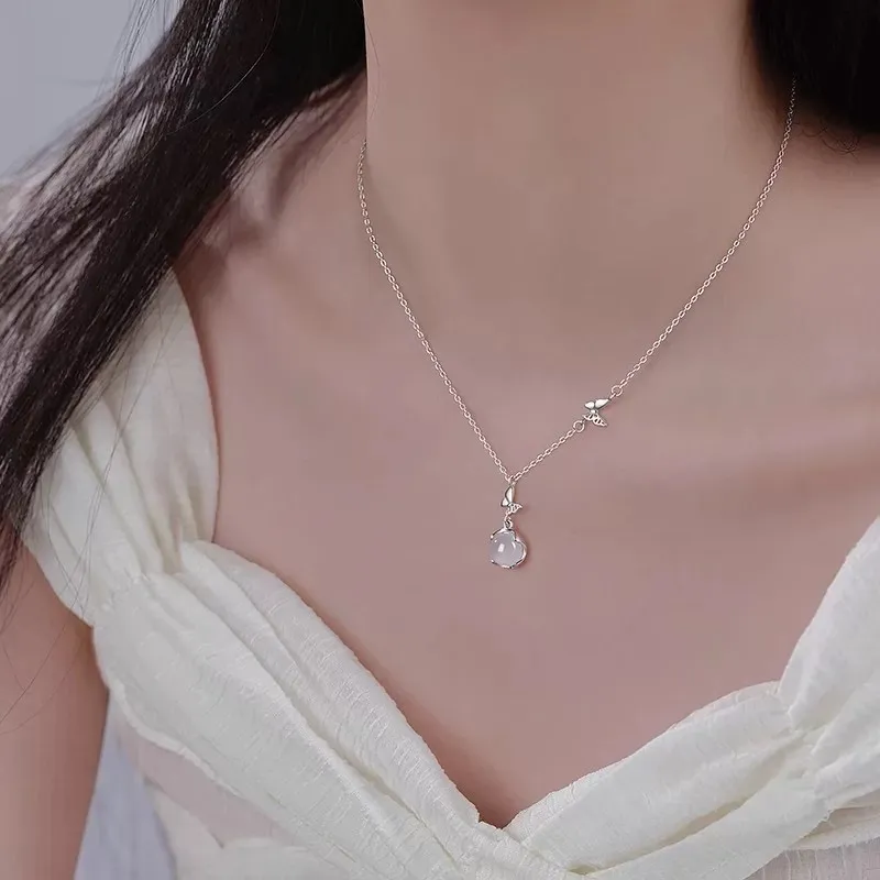 LIANGYUXI Chalcedony Necklaces Women's-4