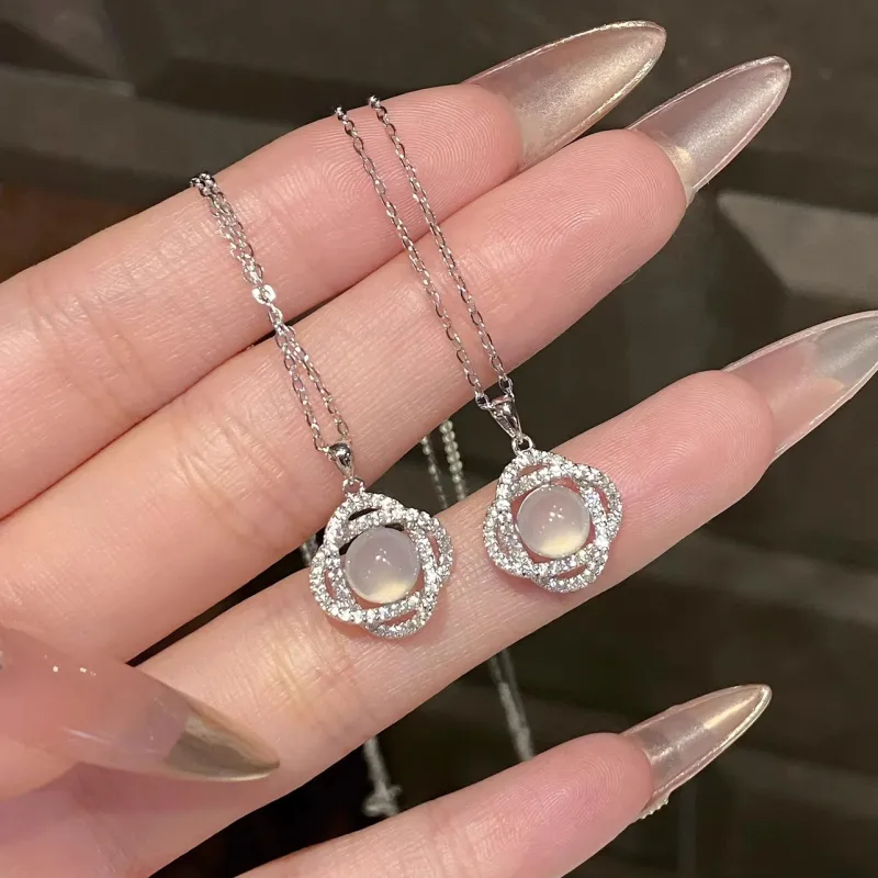 LIANGYUXI Chalcedony Necklaces Women's-1