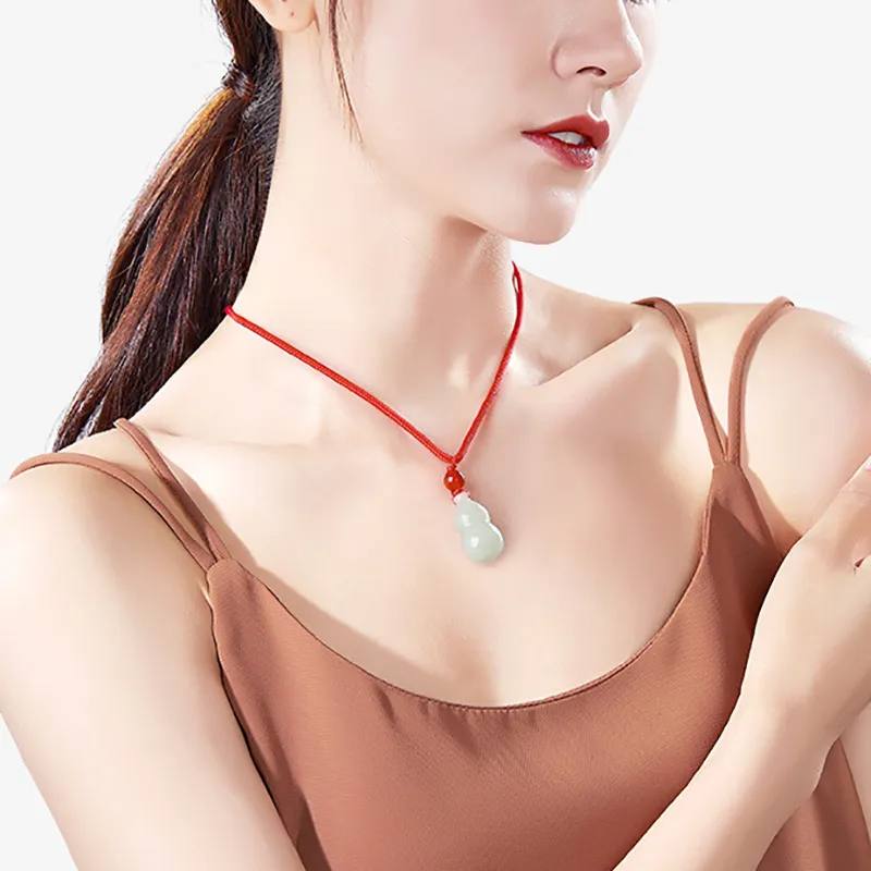 LIANGYUXI Glutinous Jade Jadeite Necklaces Women's-2