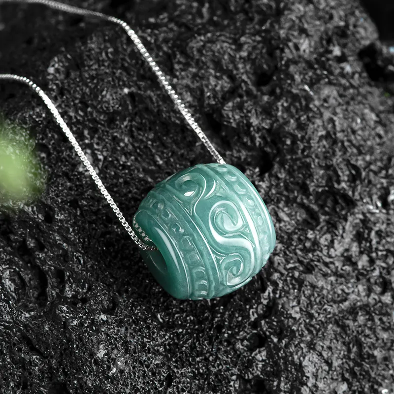 LIANGYUXI Ice Type Jadeite Necklaces Unisex-4