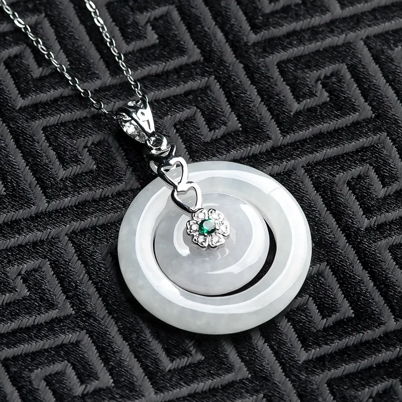 LIANGYUXI Glutinous Jade Jadeite Necklaces Women's-2