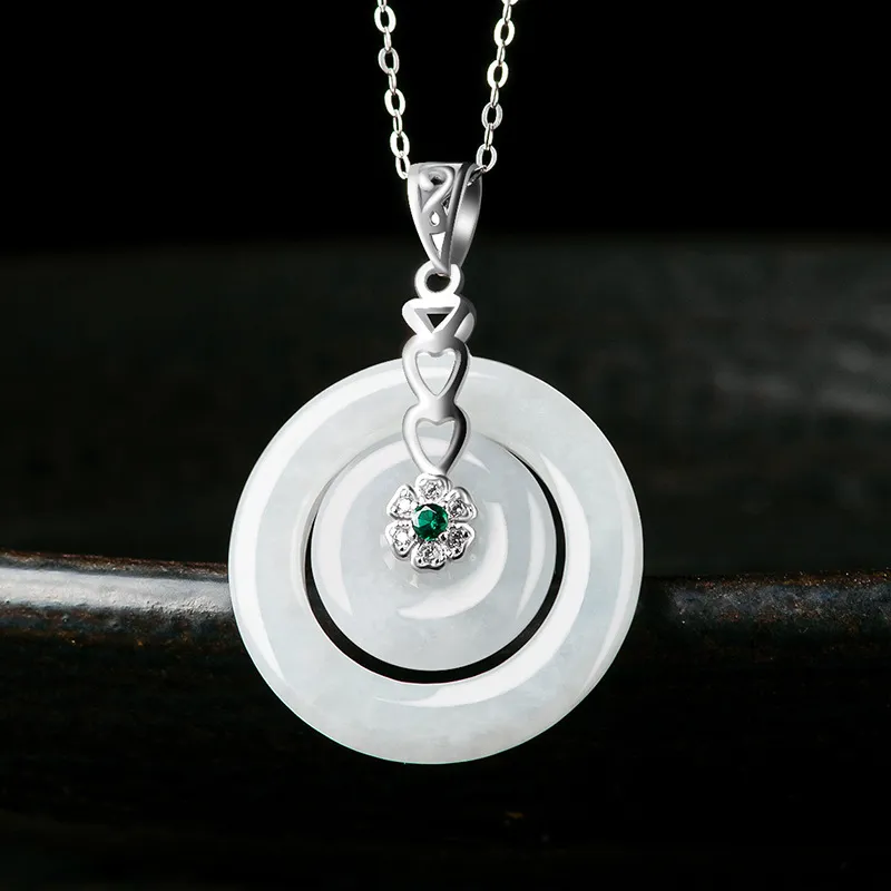LIANGYUXI Glutinous Jade Jadeite Necklaces Women's-1