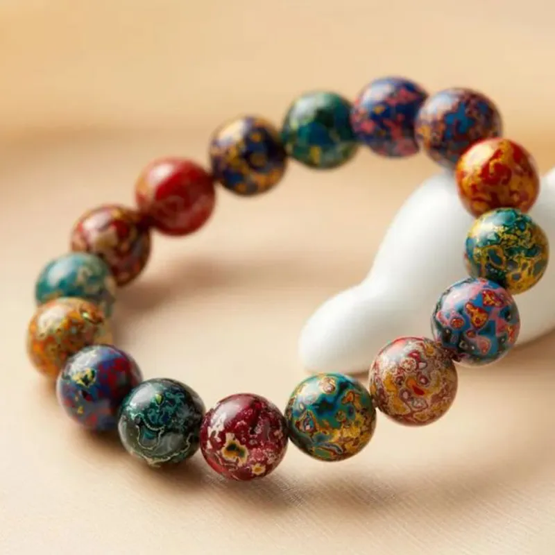 LIANGYUXI Lacquer Wooden Bracelets Unisex-1
