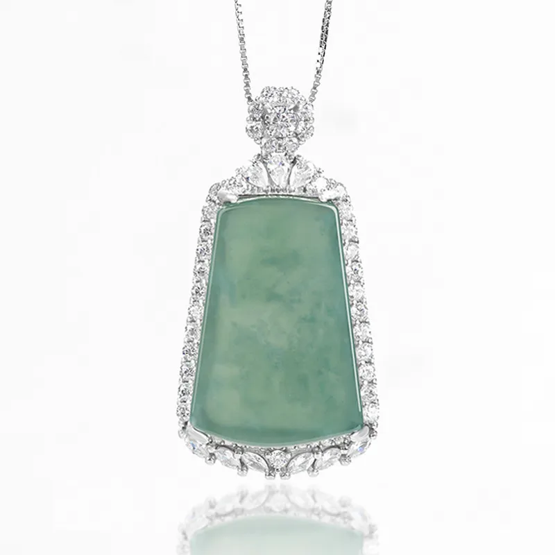 LIANGYUXI Ice Type Jadeite Necklaces Unisex-1