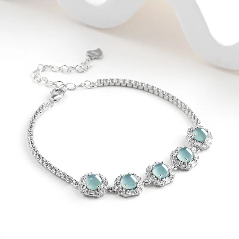 LIANGYUXI Ice Type Jadeite Bracelets Unisex-1