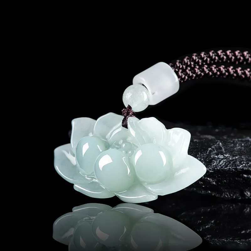 LIANGYUXI Glutinous Jade Jadeite Necklaces Women's-1