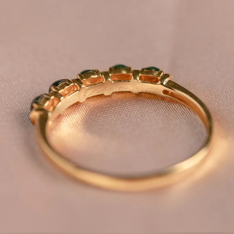 LIANGYUXI Ice Type Jadeite Rings Unisex-4