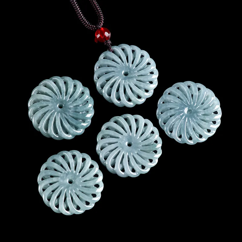 LIANGYUXI Glutinous Jade Jadeite Necklaces Women's-3