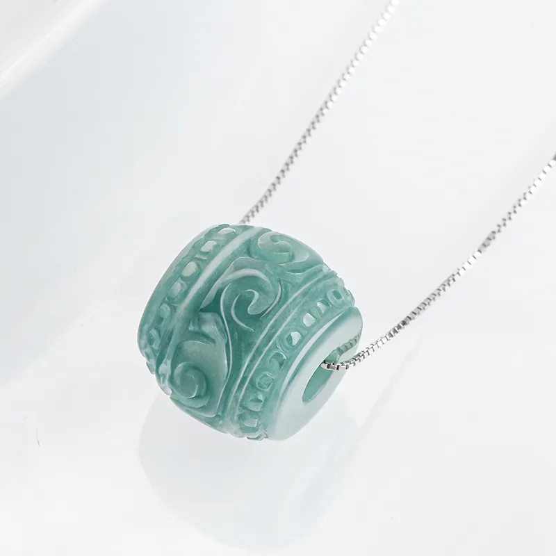 LIANGYUXI Ice Type Jadeite Necklaces Unisex-6