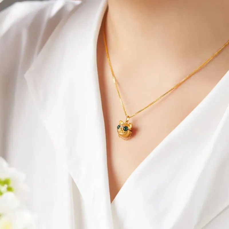LIANGYUXI Ice Type Jadeite Necklaces Unisex-4