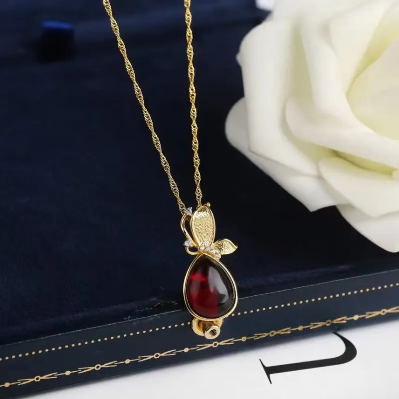 LIANGYUXI Amber Fine Jade Necklaces Women's-1