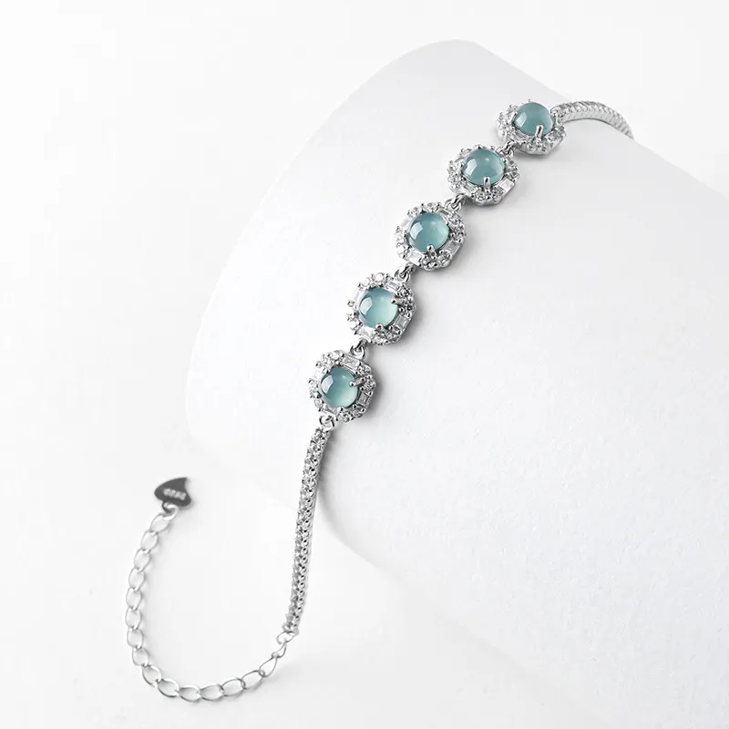 LIANGYUXI Ice Type Jadeite Bracelets Unisex-3