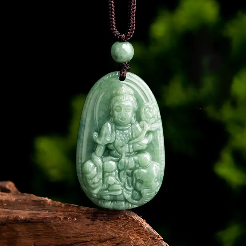 LIANGYUXI Bean Type Jadeite Necklaces Women's-9