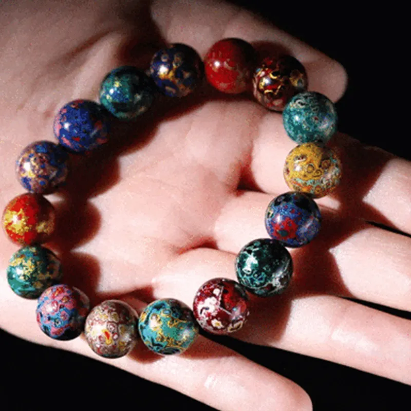 LIANGYUXI Lacquer Wooden Bracelets Unisex-3