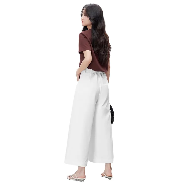 HDFULERN Casual Pants Women's White-4