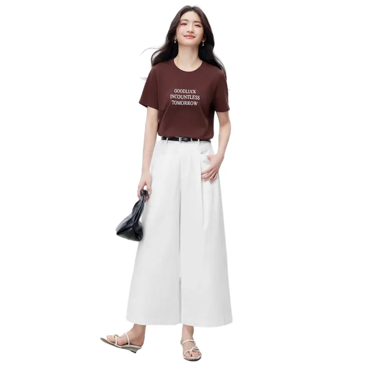 HDFULERN Casual Pants Women's White-2