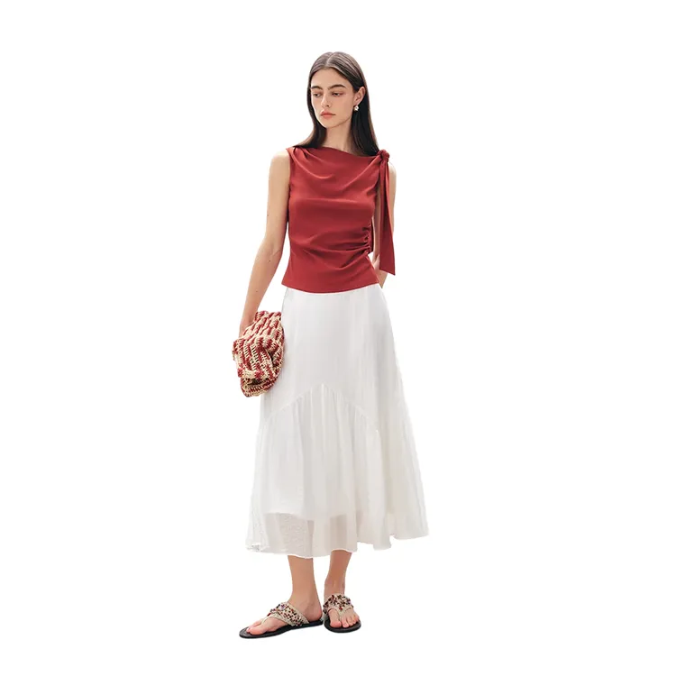 HDFULERN Casual Long Skirt Women's-7